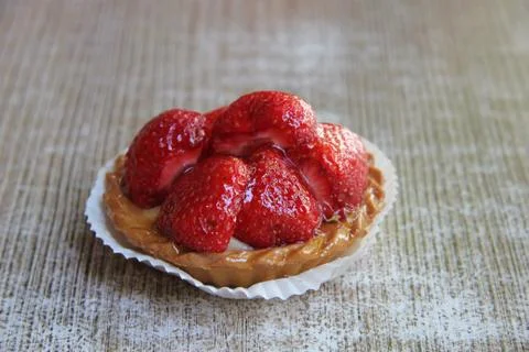 Strawberry pie Stock Photos