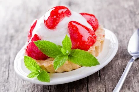 Strawberry Pie Stock Photos