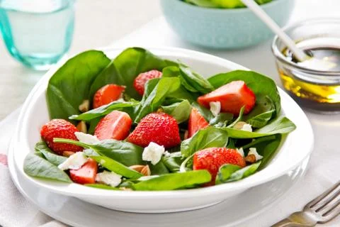 Strawberry salad Stock Photos