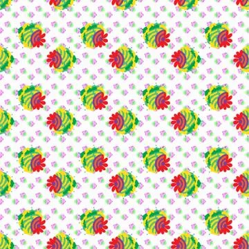 Strawberry Seamless vector pattern Stock Illustration