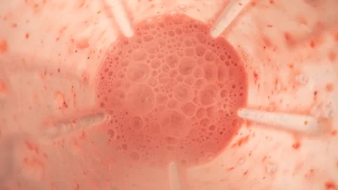 A Strawberry Shake in a Blender 스톡 동영상 249969650