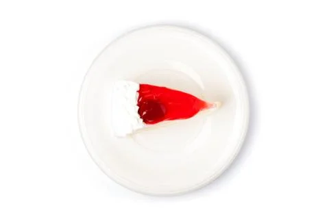 Strawberry sheet cake Stock Photos