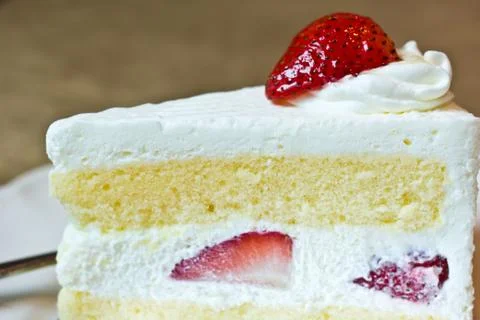 Strawberry shortcake Stock Photos