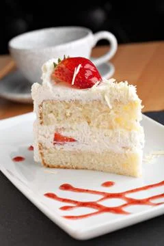 Strawberry Shortcake Stock Photos