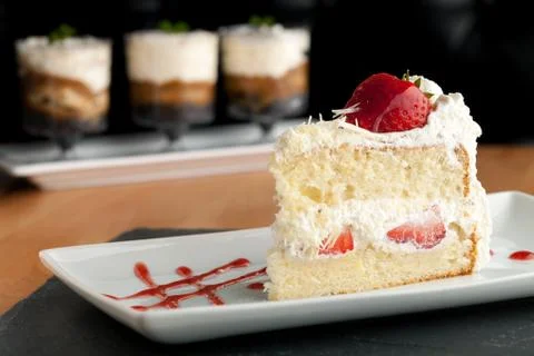 Strawberry Shortcake Stock Photos