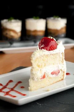 Strawberry Shortcake Stock Photos