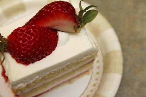 Strawberry shortcake Stock Photos