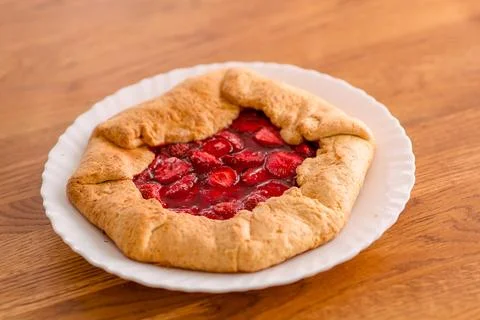Strawberry Shortcake on the Table Stock Photos