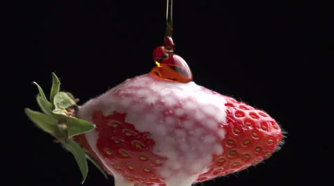 Strawberry slow motion Stock-Footage 49553709