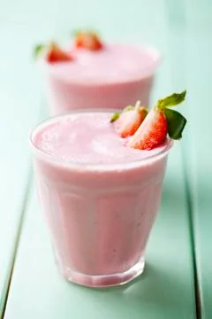 Strawberry smoothe Stock-Fotos