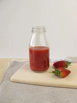 Strawberry smoothie Foto stock