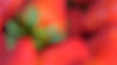 Strawberry is spinning. boke Stock Footage 107439140