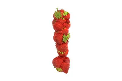 Strawberry symbol ! Stock Illustration
