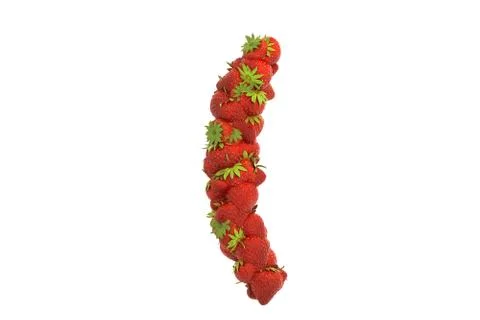Strawberry symbol ( Stock Illustration