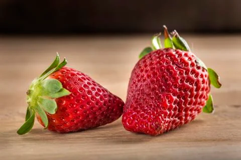 Strawberry on table Foto stock