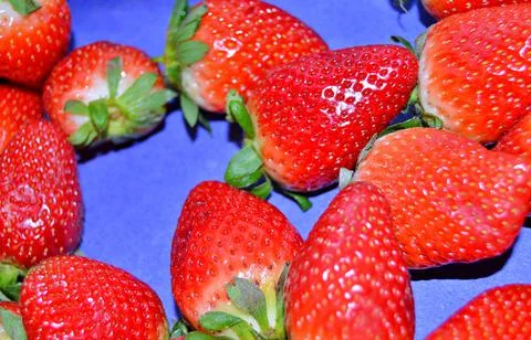 Strawberry on the table Stock Photos