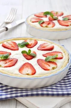 Strawberry tart Stock-Fotos