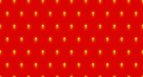 Strawberry texture seamless background. Fruit strawberry pattern with seeds.. Stock Illustration
