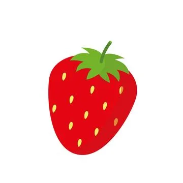 Strawberry vector. free space for text. wallpaper. background. symbol. logo. Stock Illustration