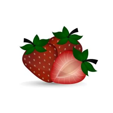 Strawberry vector illustration Stock Illustration