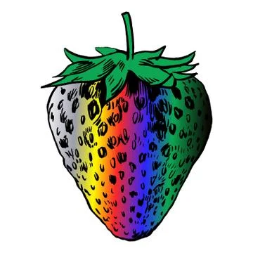 Strawberry vector illustration Stock Illustration