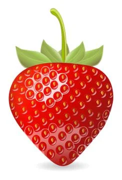 Strawberry. Vector illustration Stock Illustration