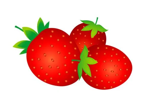 Strawberry Vector illustration Stock Illustration