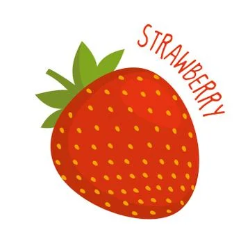 Strawberry vector illustration isolated Stock Illustration