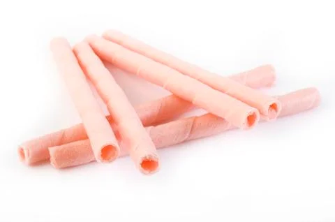 Strawberry wafer Stock Photos