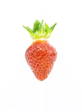 Strawberry on white background Stock Photos