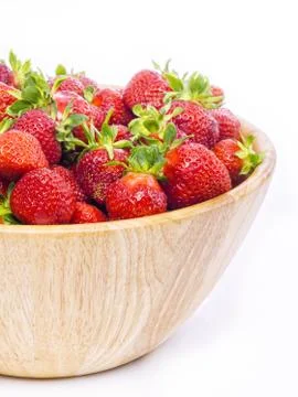 Strawberry on white background Stock-Fotos