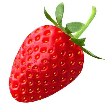 Strawberry on white background Stock Photos