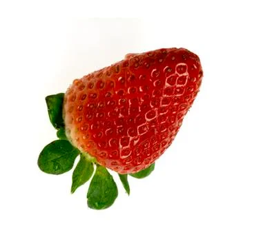 Strawberry on white background Stock Photos