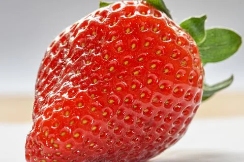 Strawberry on white background Stock Photos