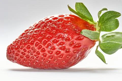 Strawberry on white background Stock Photos