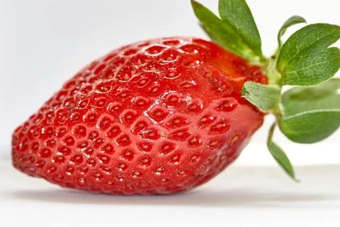 Strawberry on white background Stock Photos
