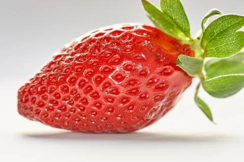 Strawberry on white background Stock Photos