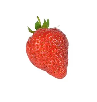 Strawberry on white Stock Photos