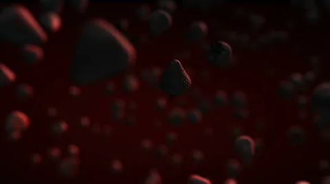 Strawberrys Background Moving Stock Footage 60797608