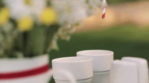 Straws being put into a glass Stock-Footage 54544442