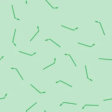 Straws titanium ultralight glyph vector seamless pattern Illustrazione stock