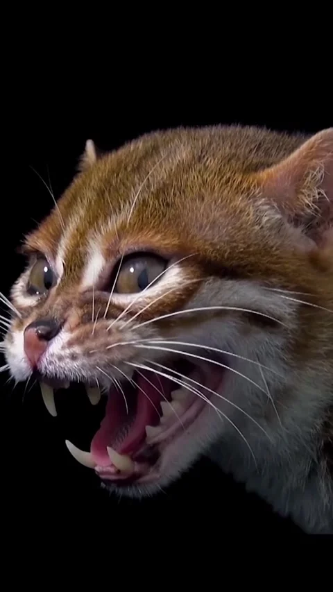 A stray cat in the wild Stock Footage 320380303