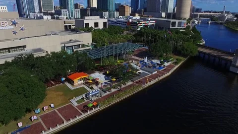 Straz Performing Arts Center Stock Footage 118084767