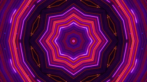 Streak stage background, geometry motion kaleidoscopic Stock Footage 193916325