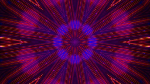 Streak stage background, geometry motion kaleidoscopic Stock Footage 193926204