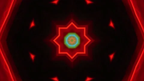 Streak stage background, geometry motion kaleidoscopic Stock Footage 193975497