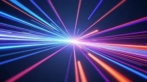 Streaking Light Trails Abstract Motion Graphics Background Stock Footage 314241892