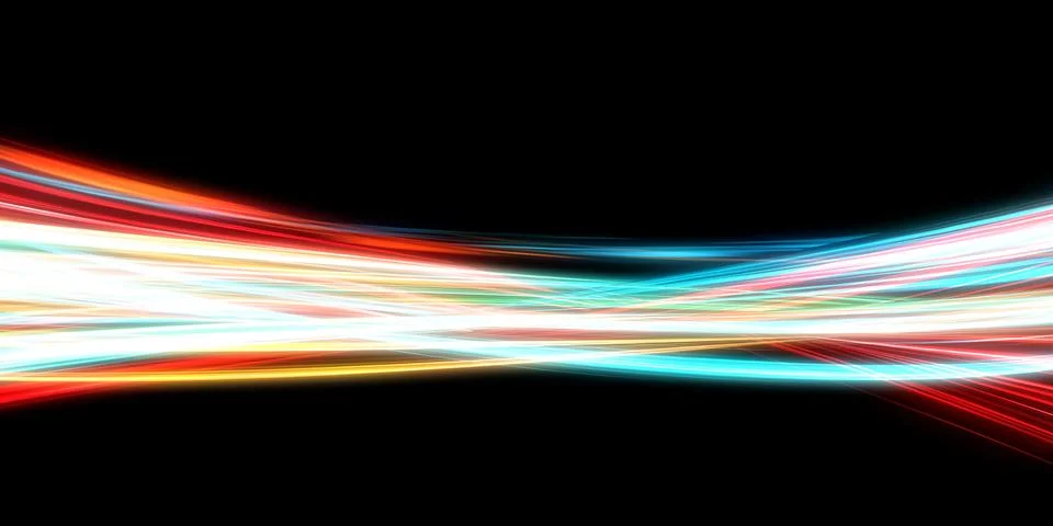 Streaks of Light Stock Illustration