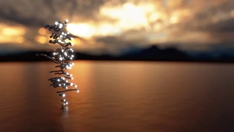 Streaks motion capture abstract graphics Stock Footage 84171462