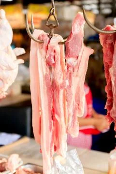 Streaky pork Stock Photos